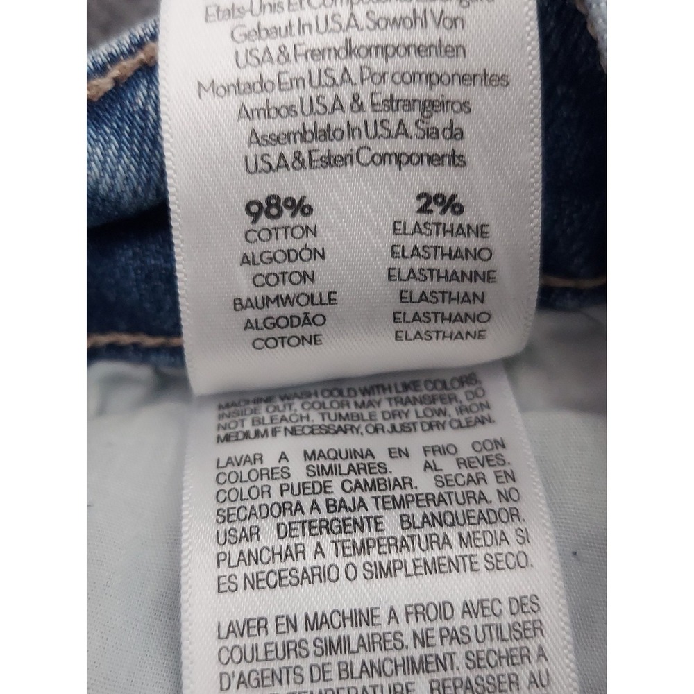 Mother Superior Jeans Womens 29 Blue Dazzler Flood Sweet Petals Medium Wash - Picture 5 of 14